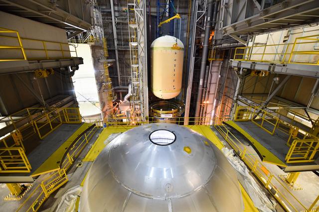 NASA image: Space Launch System Liquid Oxygen Tank Test Article Manufacturing at NASA’s Michoud Assembly Facility